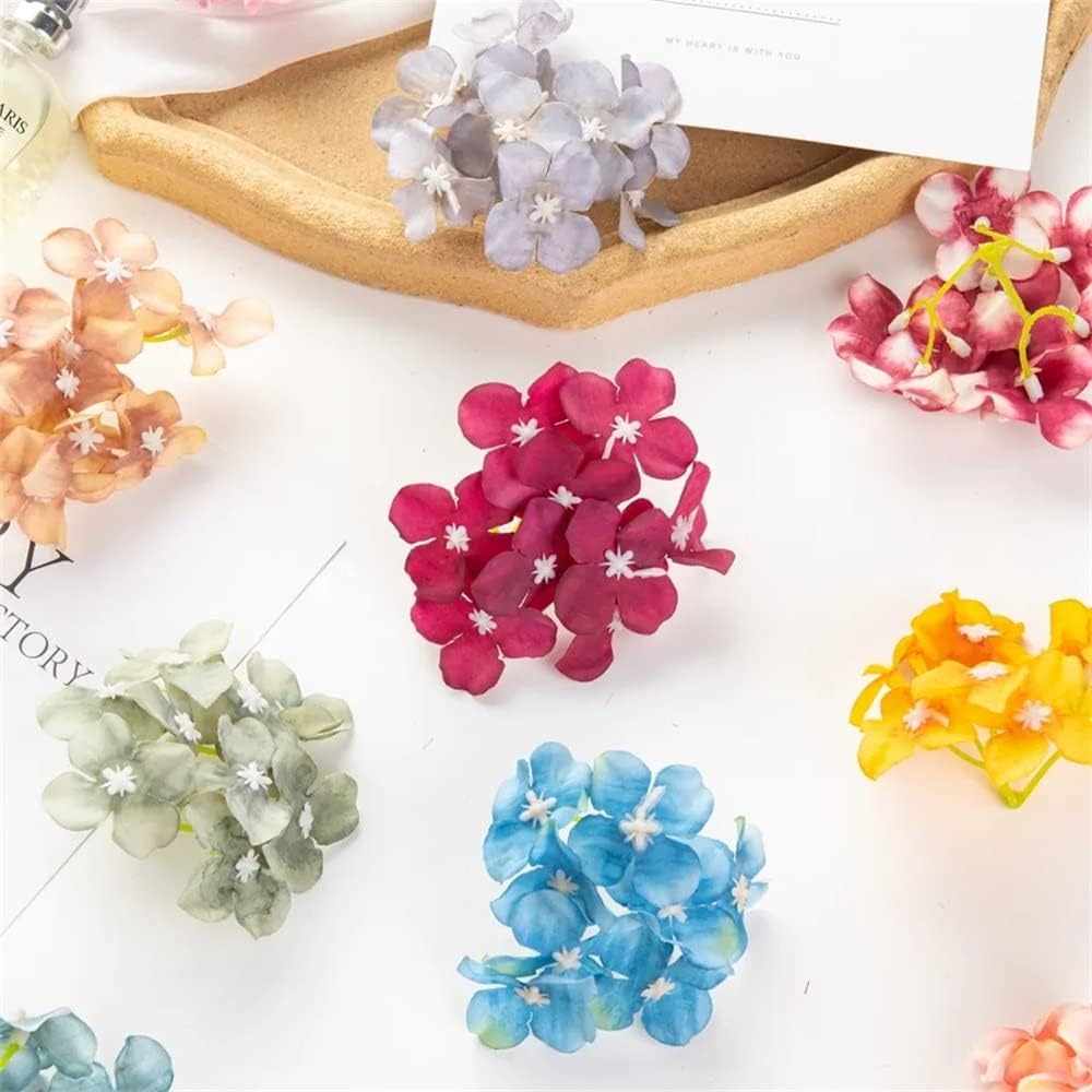 Wedding Garden Decor Artificial Silk Hydrangea 30 Pcs