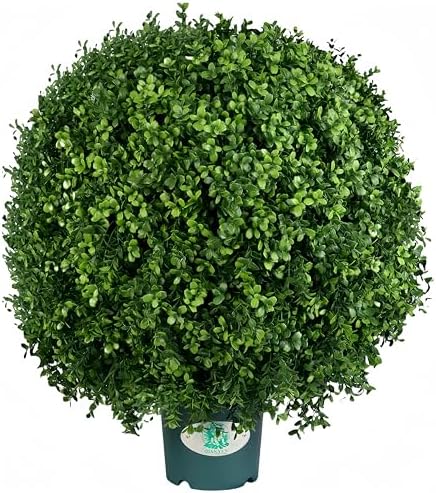 QIANYUN 18 Inch Artificial Boxwood Tree