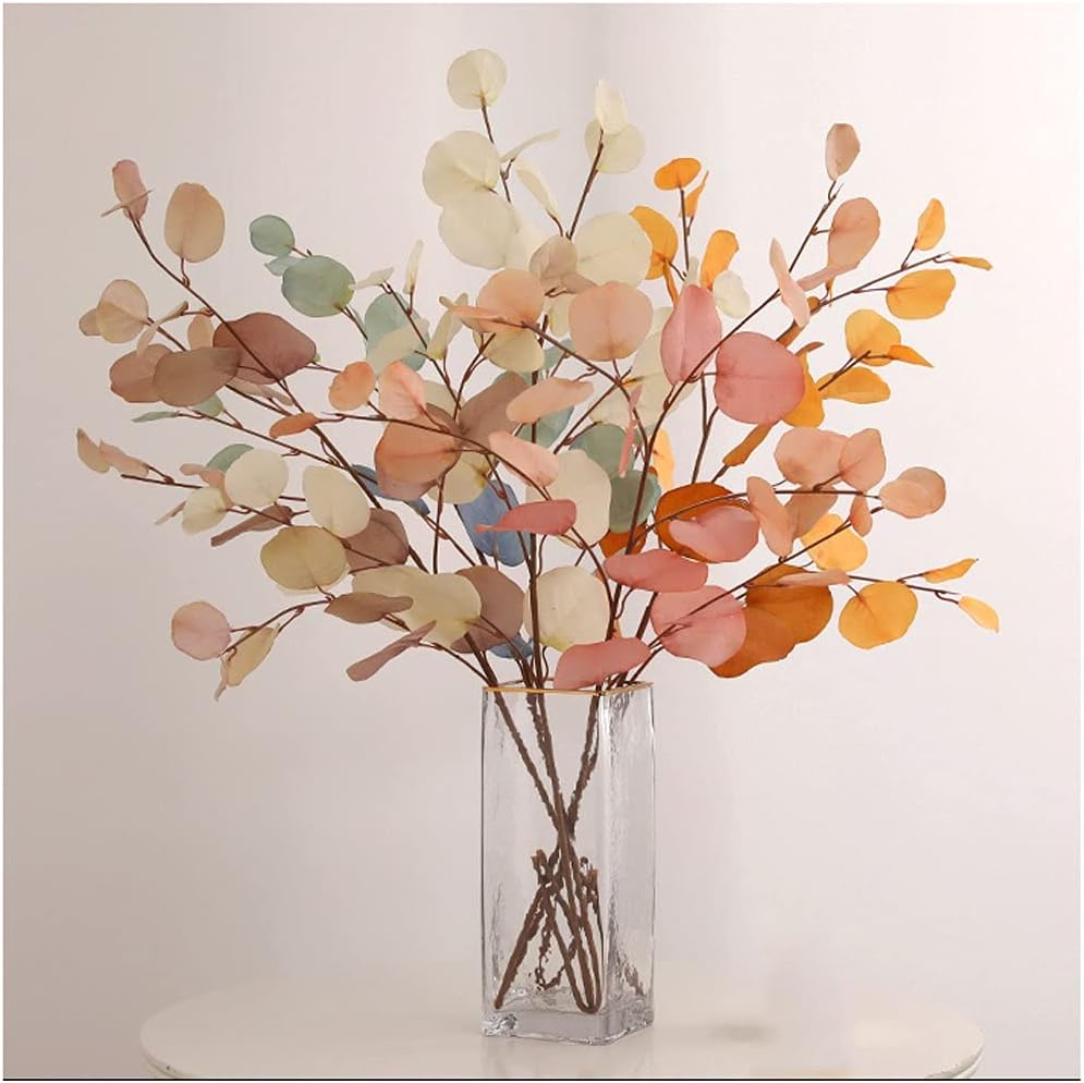 Eucalyptus Artificial Flowers with Silk Leaves 65x55cm