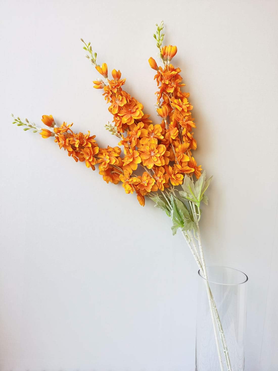 3pcs Artificial Delphinium Flowers for Home Wedding Decoration