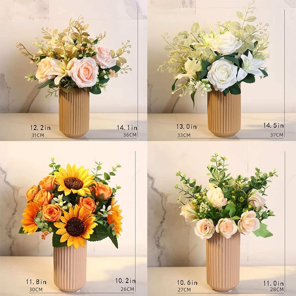 Artificial Flowers Bouquets for Weddings and Home Decor