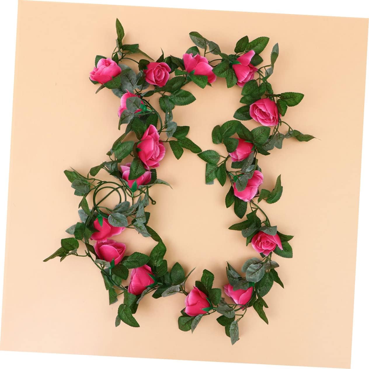2pcs Artificial Rose Hanging Decor for Valentines Day