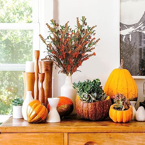 CISDUEO 2 Pcs Artificial Fall Flowers Bouquet Decor