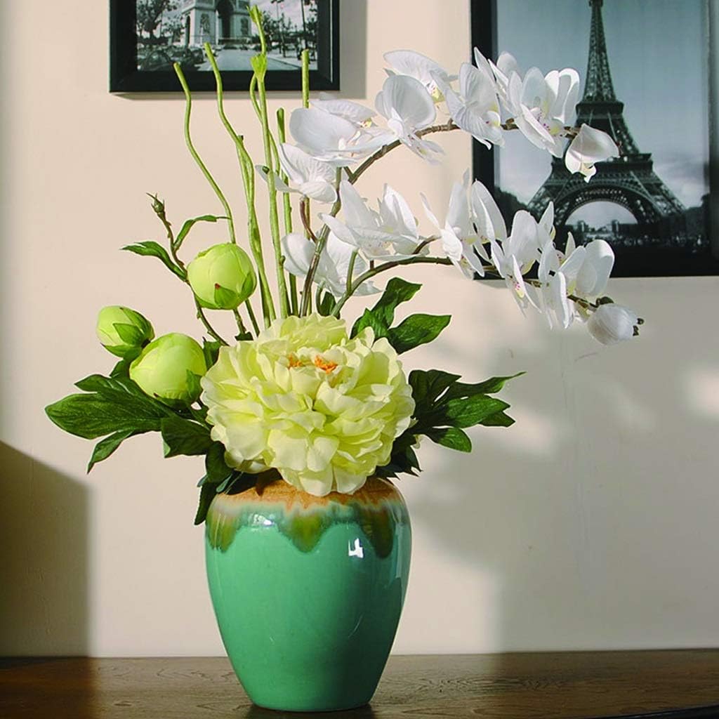 Artificial Phalaenopsis Peony Bonsai Bouquet Decor