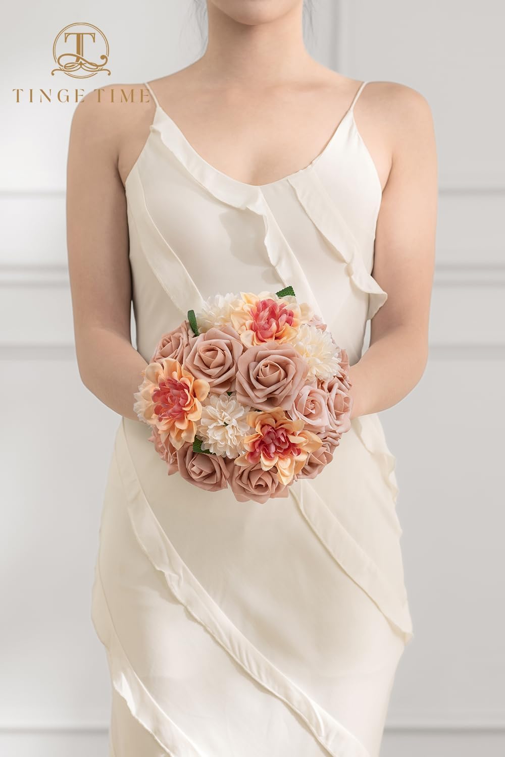 TINGE TIME Artificial Flowers Combo Box Set