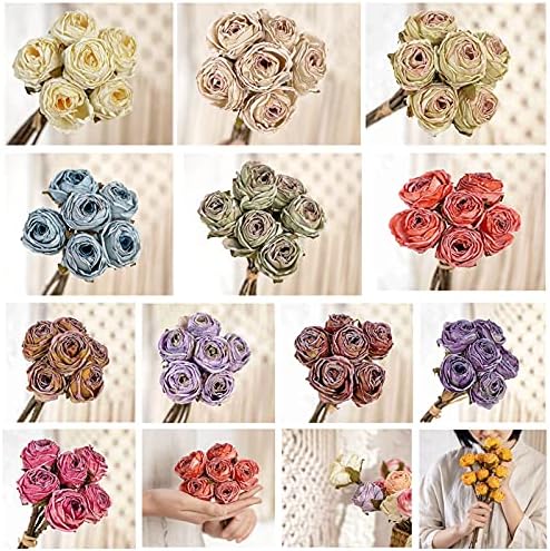 Elegant Artificial Roses for Wedding Bouquets and Home Decor