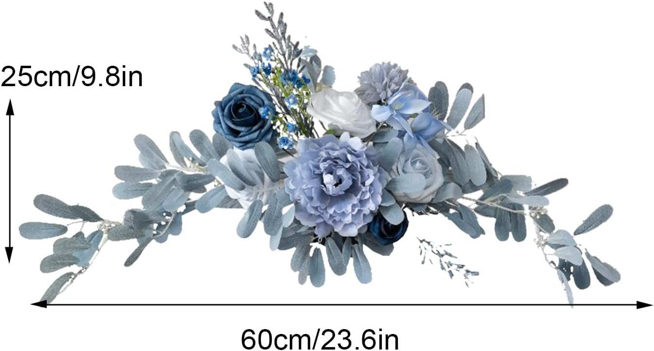 60cm Artificial Orange Rose Wedding Arch Flowers