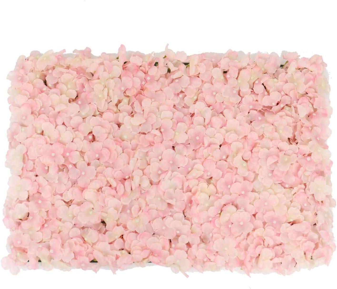 Efavormart 4 Piece Blush Silk Hydrangea Flower Decor Mat