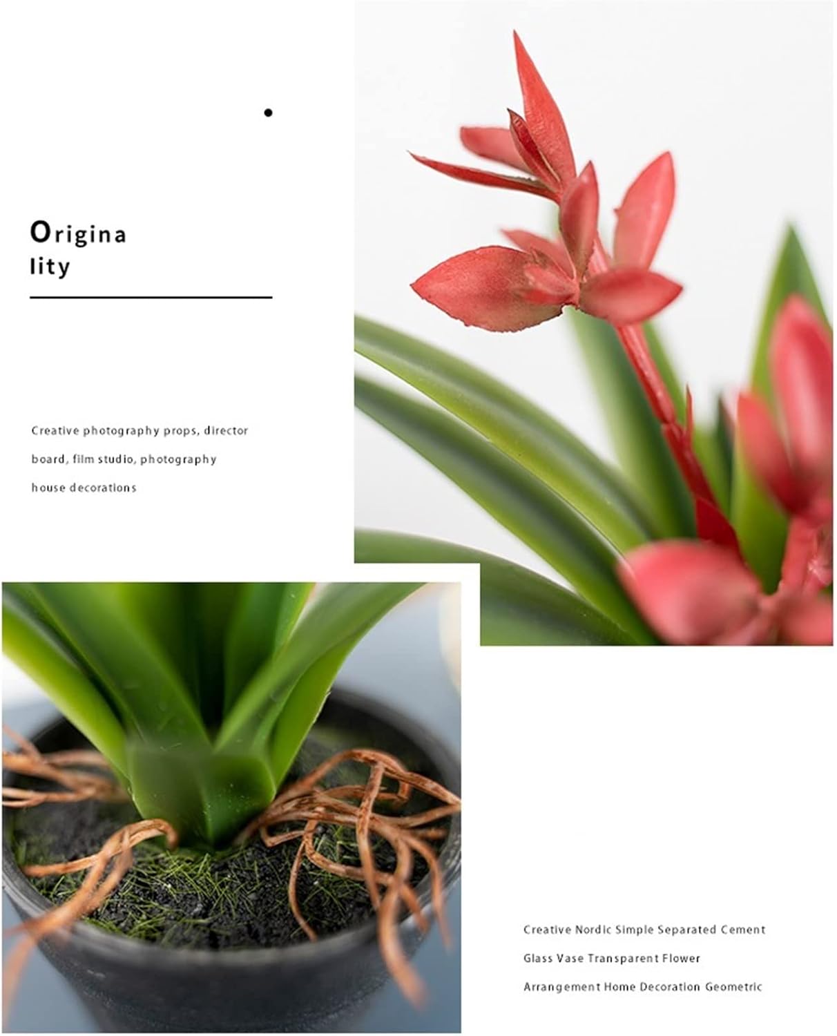 Realistic Artificial Potted Plants for Home and Office