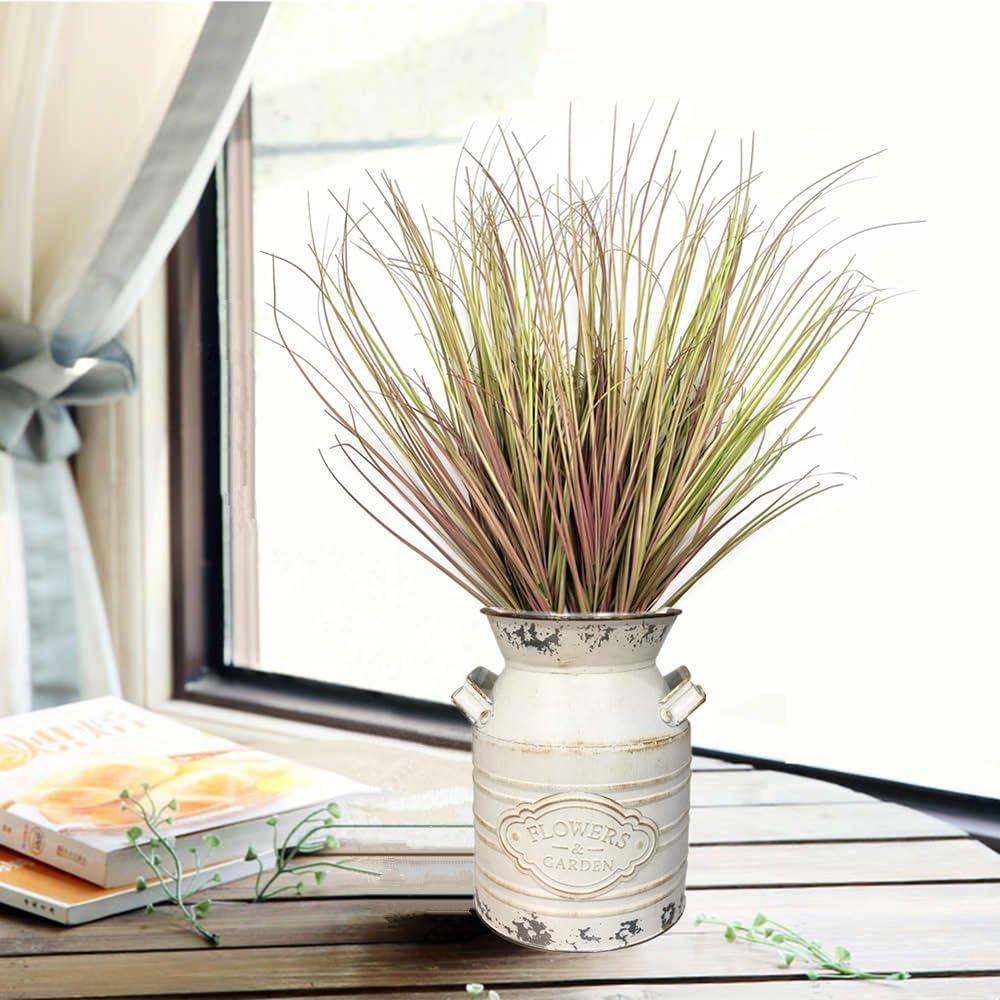 CATTREE Artificial Wheat Grass Plants 16 Pack Purple