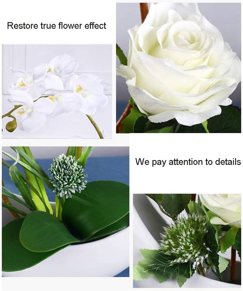 Artificial Phalaenopsis Faux Orchids Realistic Decor