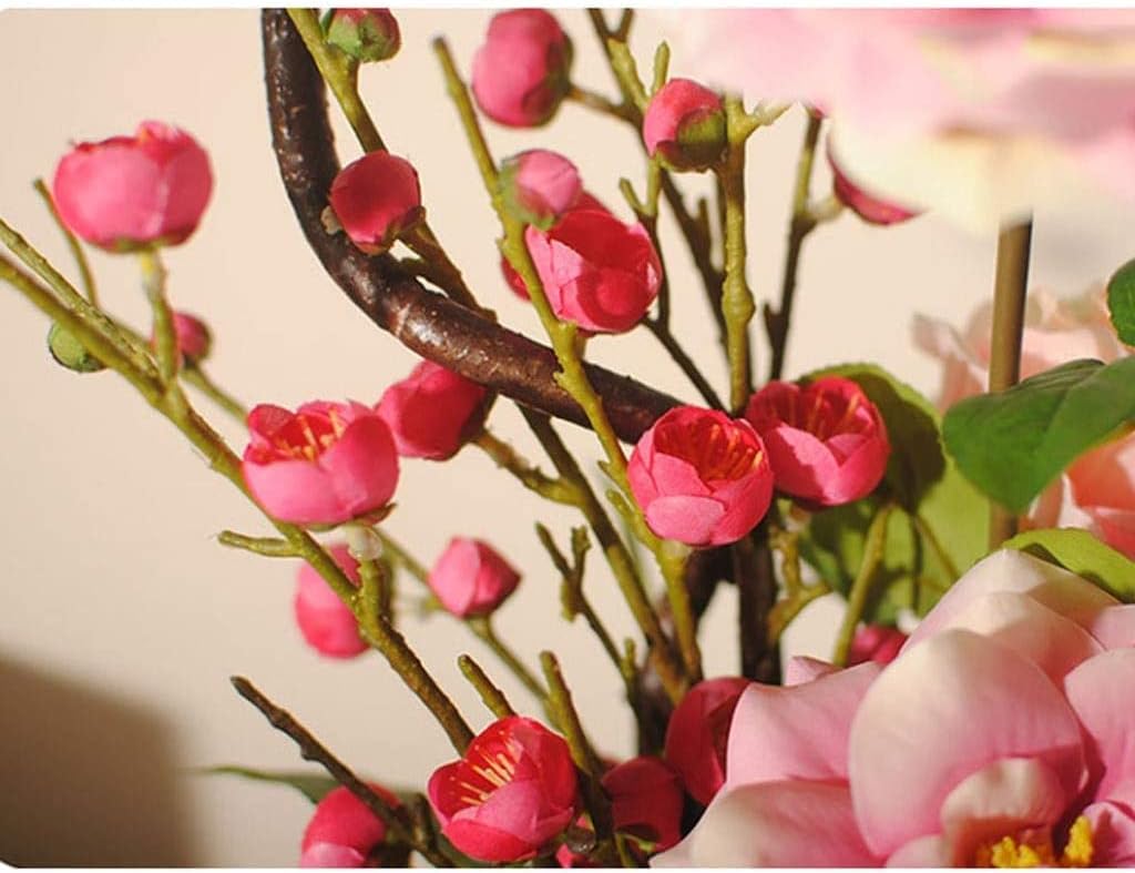 Luxurious Artificial Flowers in Ceramic Vase