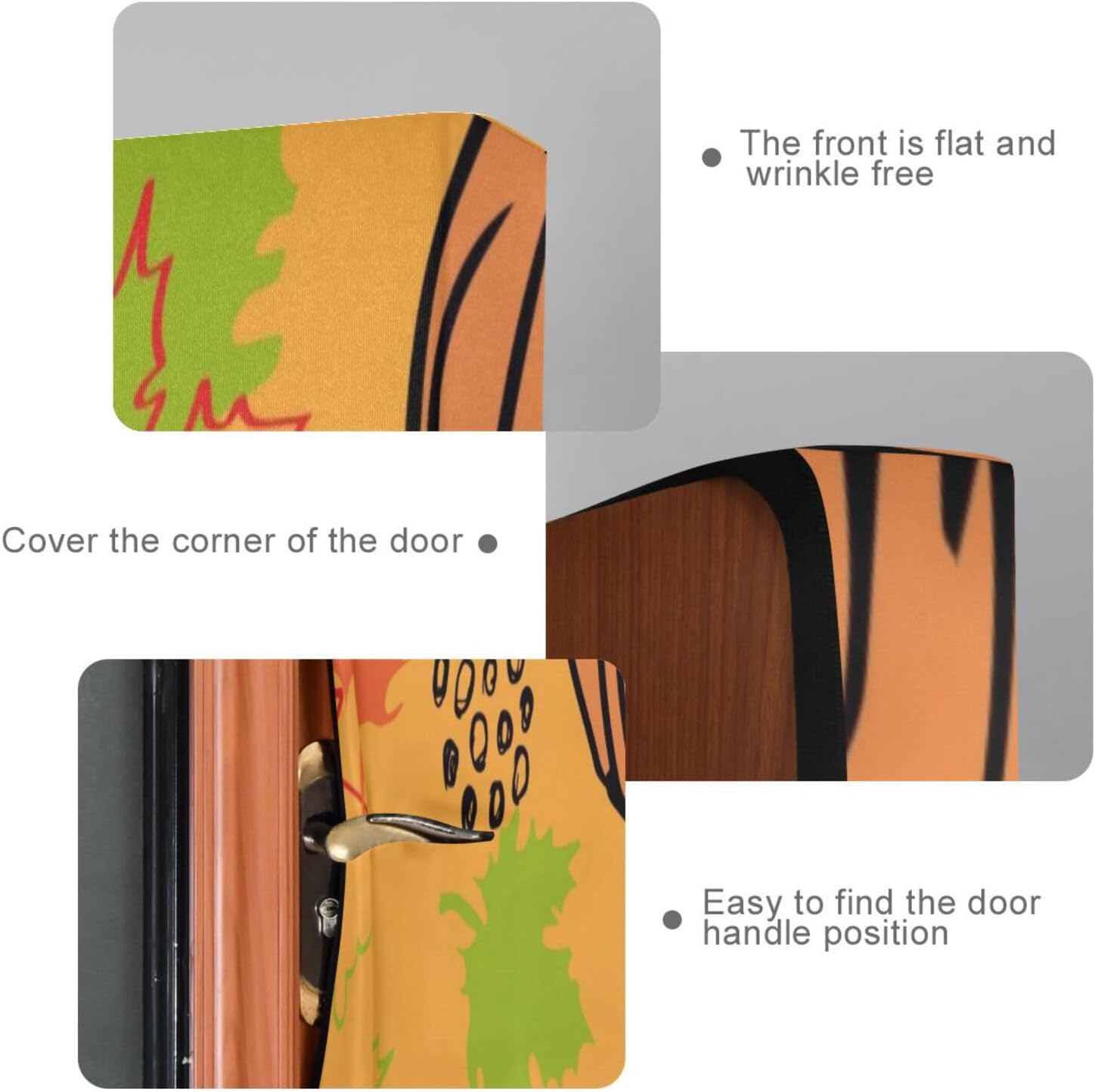 Susiyo Halloween Door Cover Autumn Time Decor 32x79 in