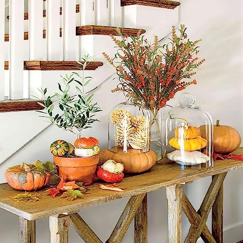 CISDUEO 2 Pcs Artificial Fall Flowers Bouquet Decor