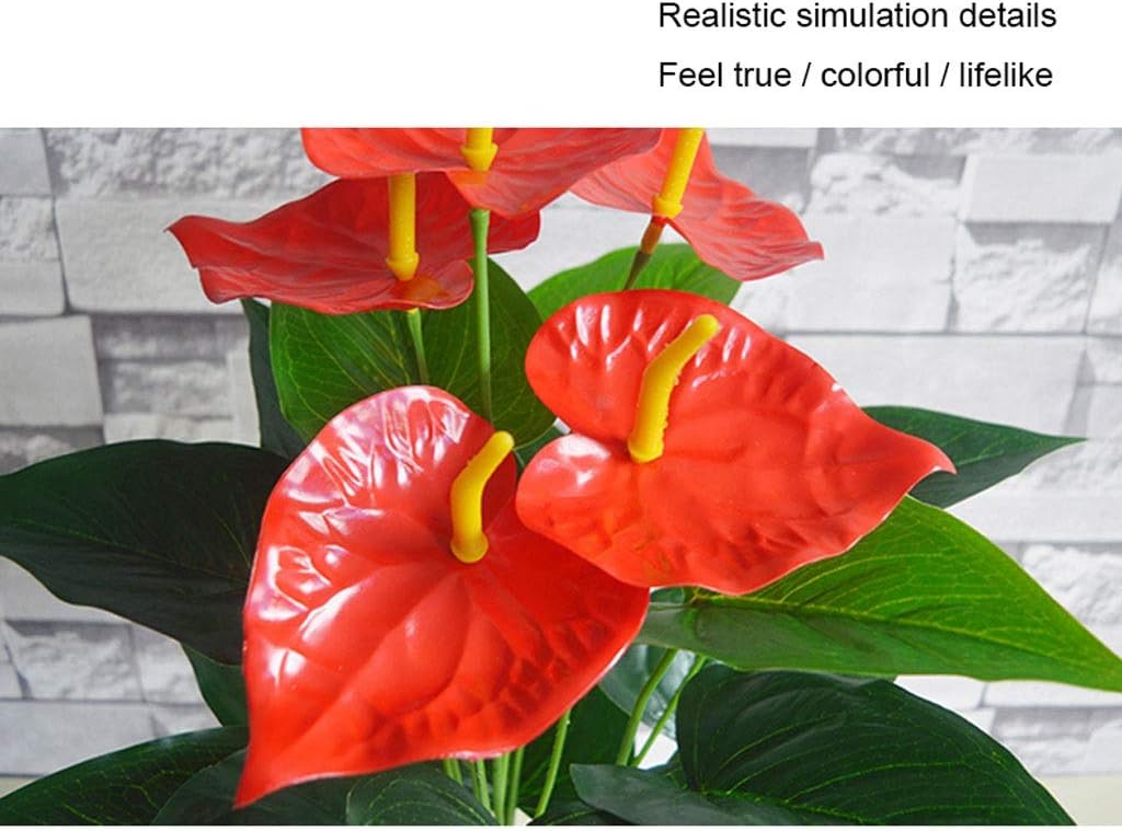 Vivid Artificial Green Plant with Decorative Pot for Home