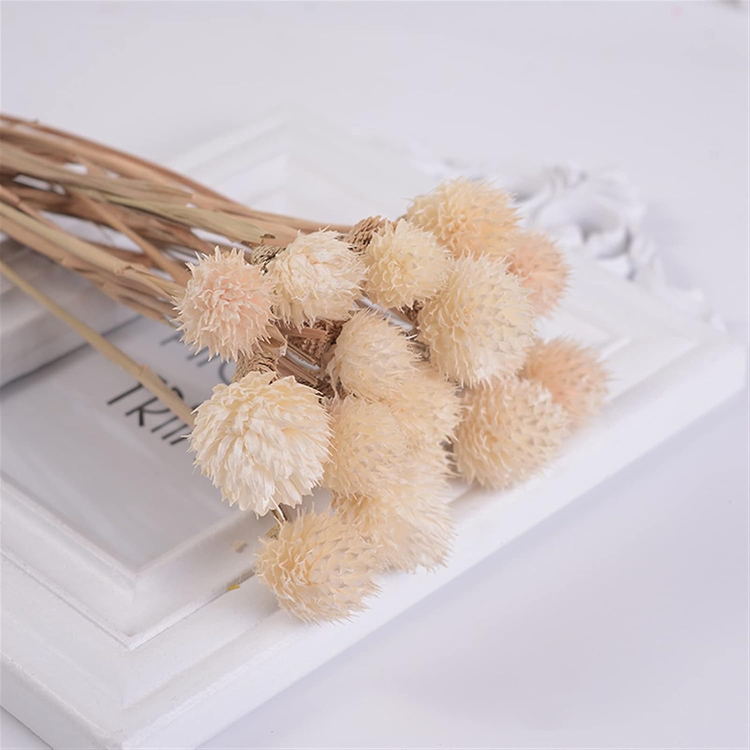 Natural Dried Flowers 15Pcs Strawberry Fruit Grass Wedding Bouquet Decoration