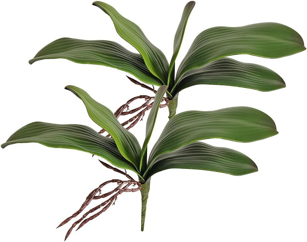 Htmeing 38 Inch Artificial Orchid Branches Real Touch Pack of 2