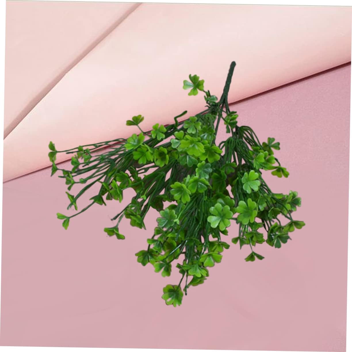 5 Pcs Artificial Shamrock Plants Four Leaf Decor