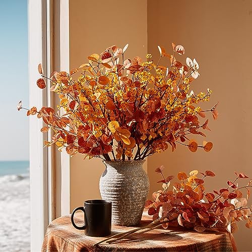Annas Whimsy 8 Pcs Artificial Fall Plants and Flowers