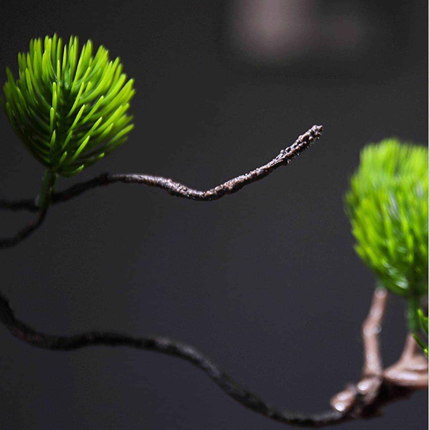 Artificial Pine Bonsai Tree - 8 Inch Decorative Display
