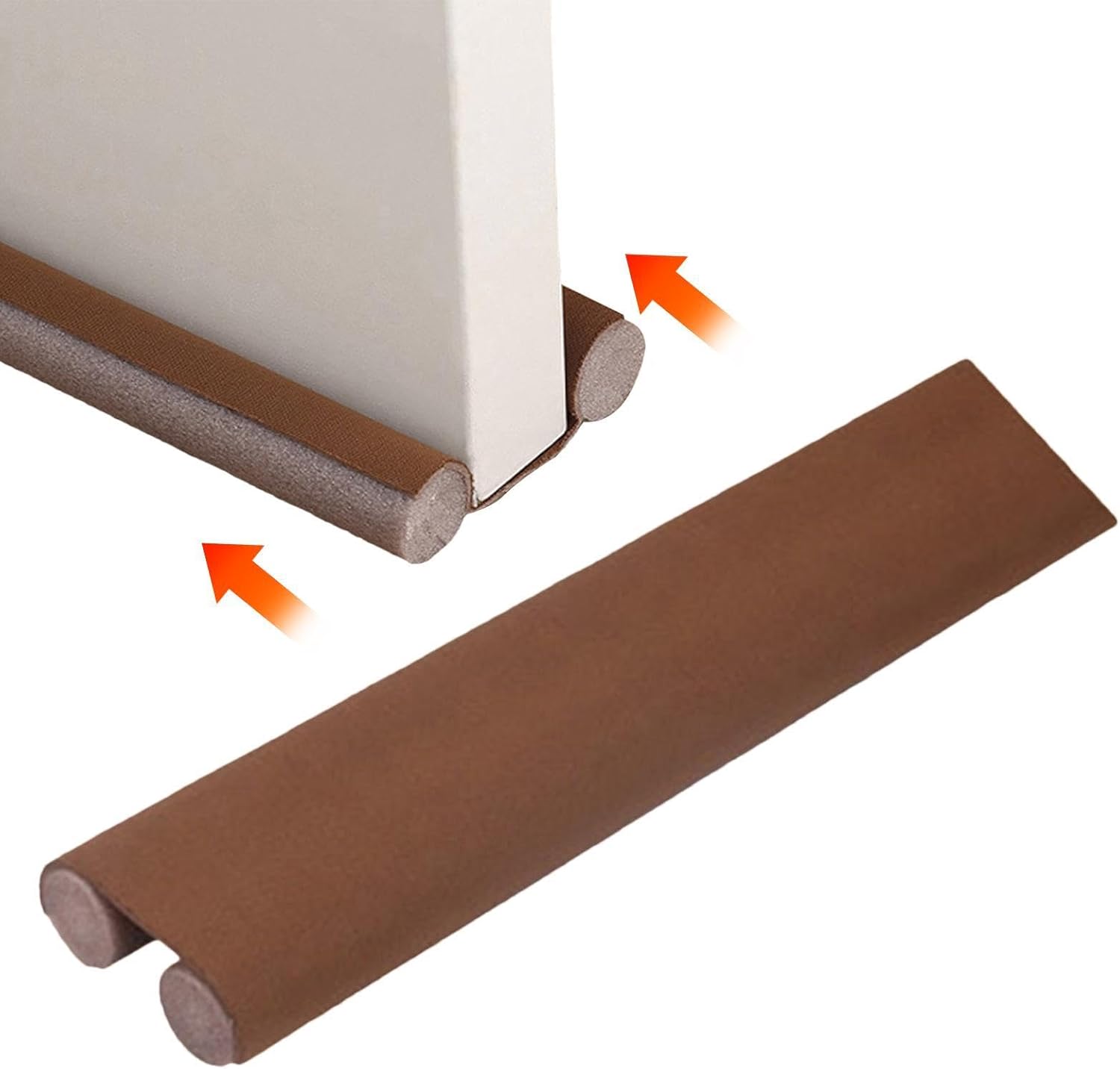 Libaroud Under Door Draft Stopper Adjustable Twin-Side