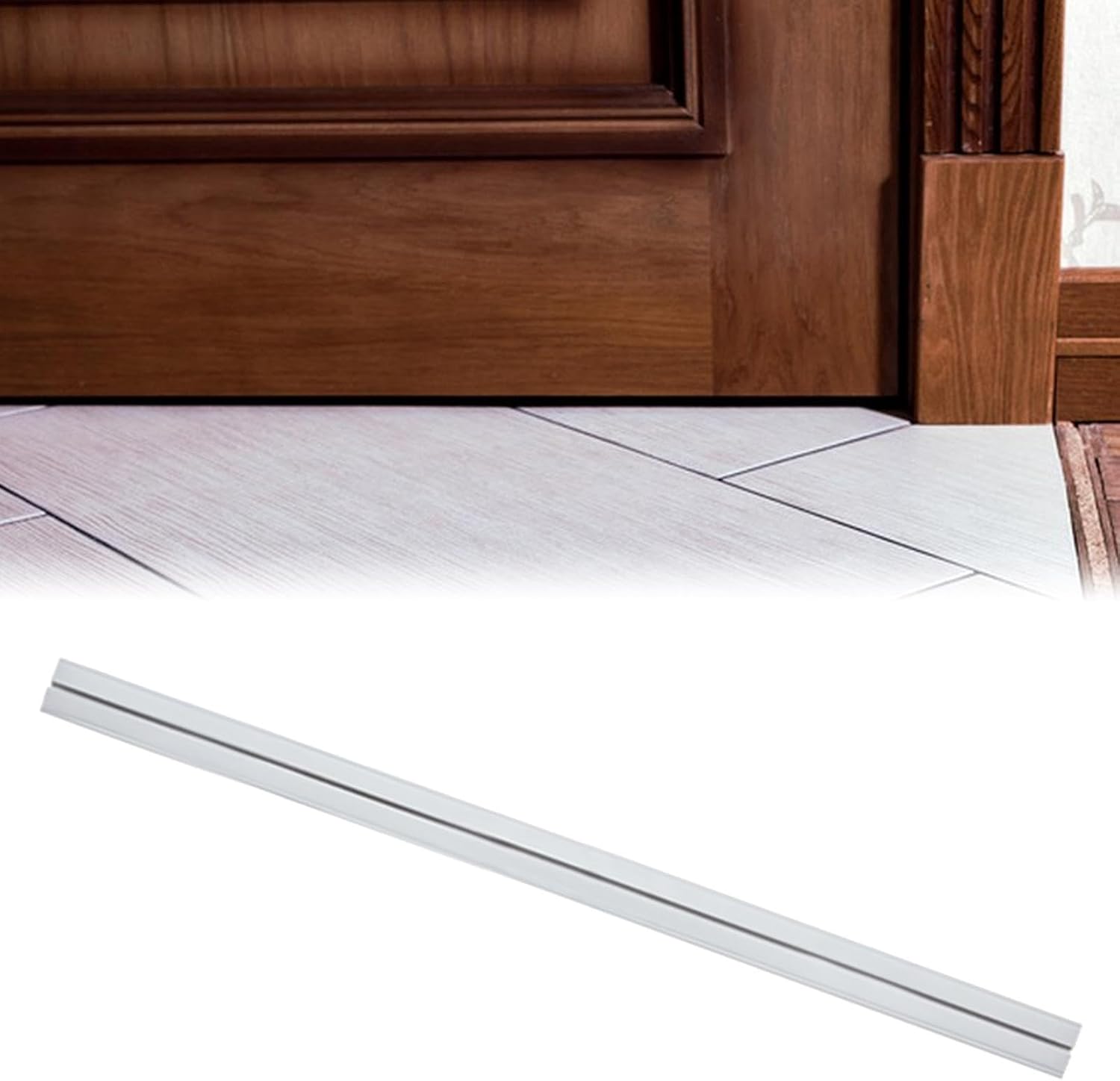 Nsaroche Door Bottom Seal Strip Brown 100x55cm