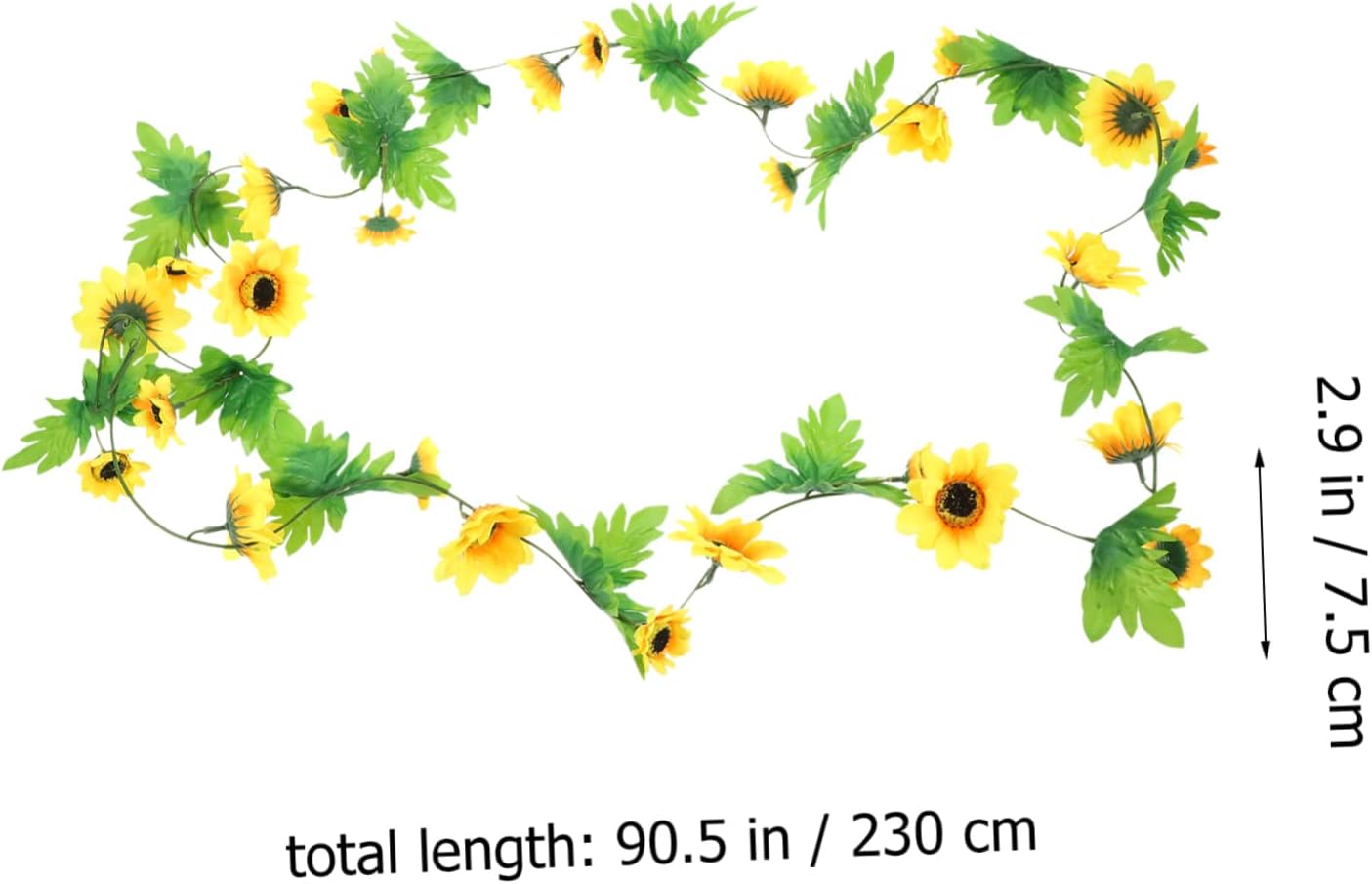 Zerodeko Artificial Sunflower Vines for Wedding and Home Decor