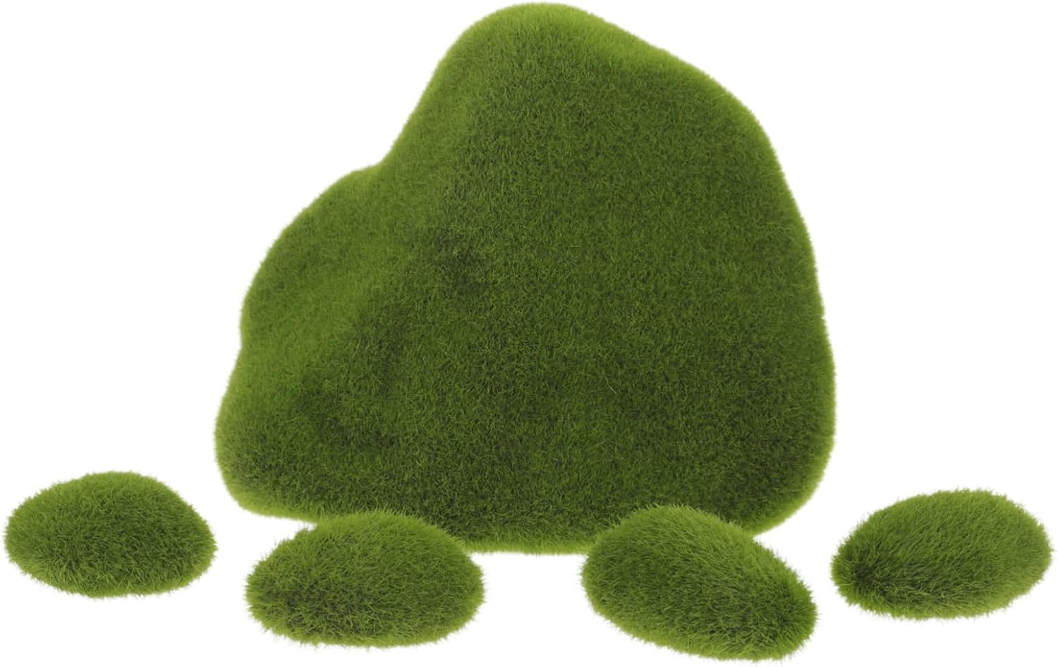 VINTORKY Faux Moss Stones for DIY Crafts and Decor