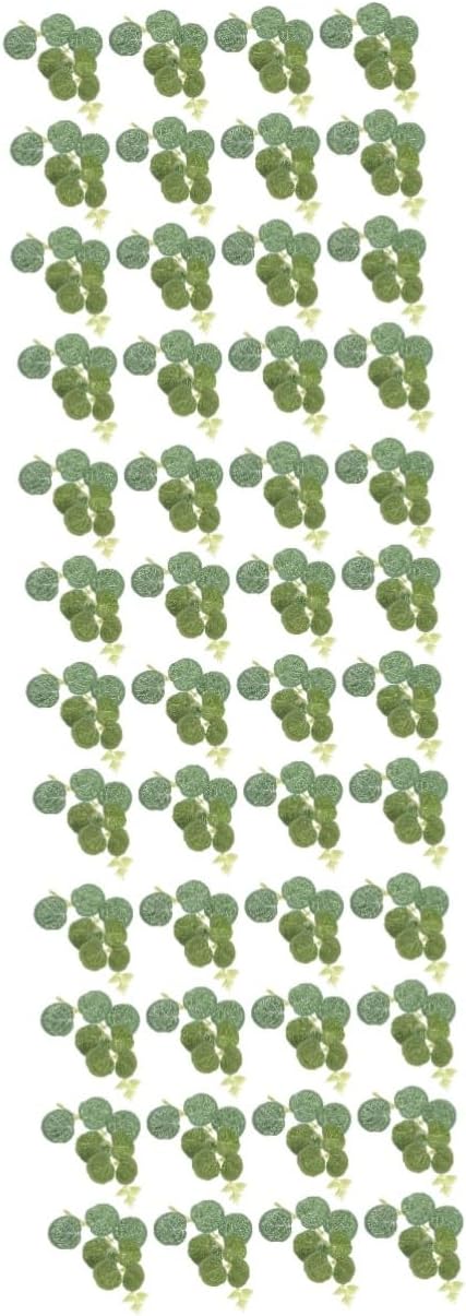 50pcs Fake Eucalyptus Leaves Artificial Branches Decorative Plant