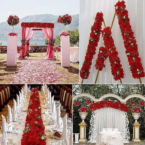 Wedding Arch Artificial Flowers Panels 10Pack