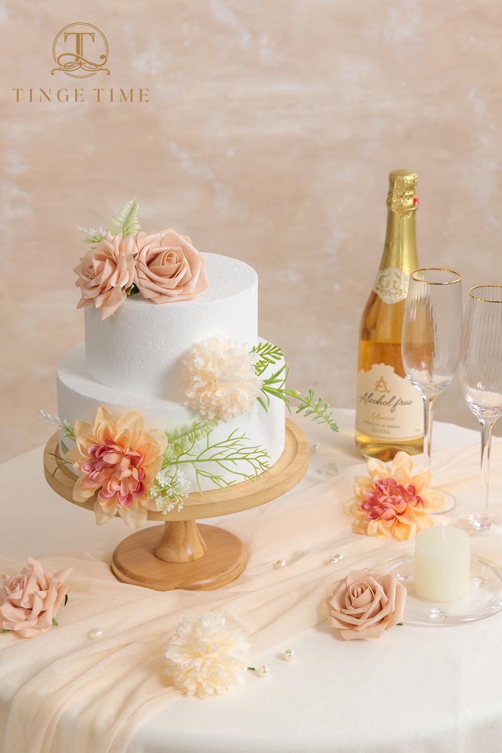 TINGE TIME Artificial Flowers Combo Box Set
