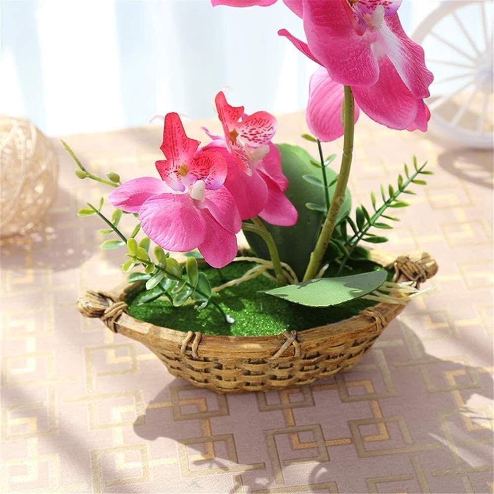 Artificial Flowers Flocked Bundle for Home Wedding Decor