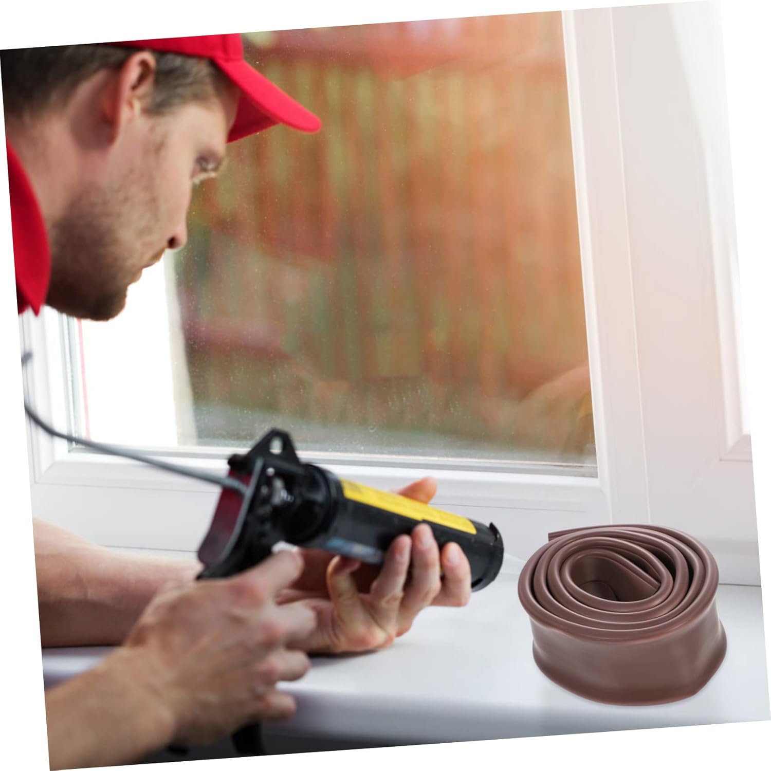 Door Draft Stopper 378 Inches Windproof Seal Strip for Home