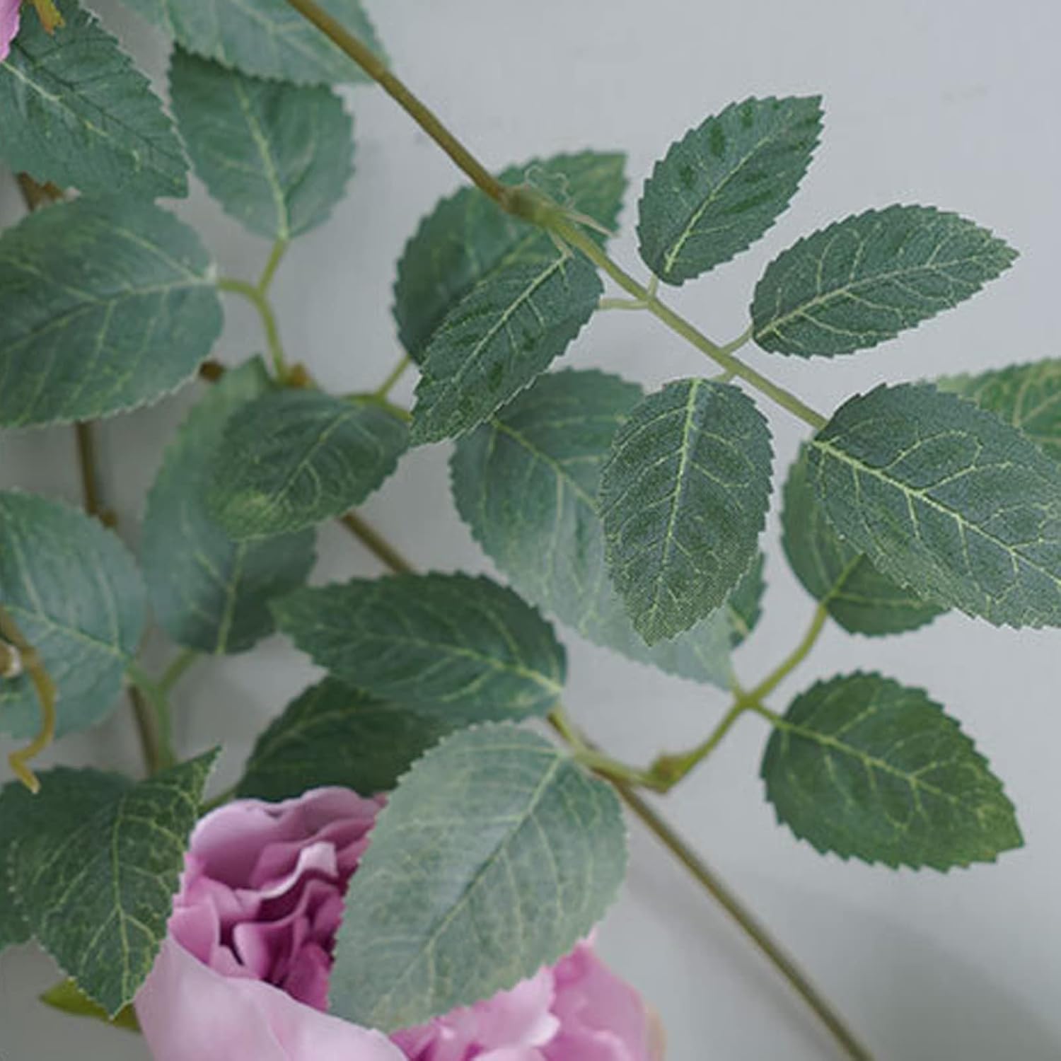2Pack Artificial Rose Vines for Hanging Baskets and Decor