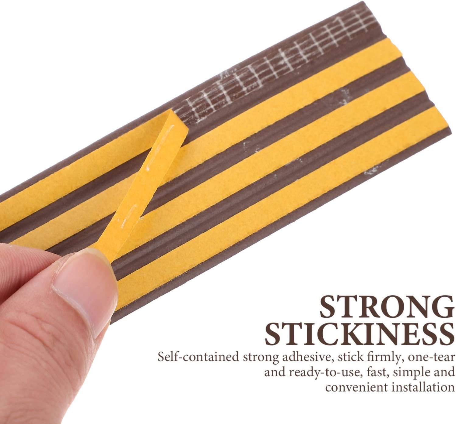 DOITOOL Door Bottom Seal Strip Weatherproof Draft Stopper Tape for Home