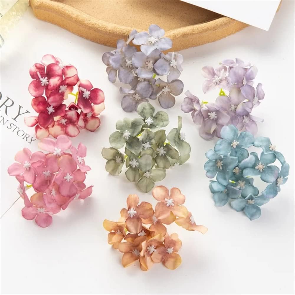 Wedding Garden Decor Artificial Silk Hydrangea 30 Pcs