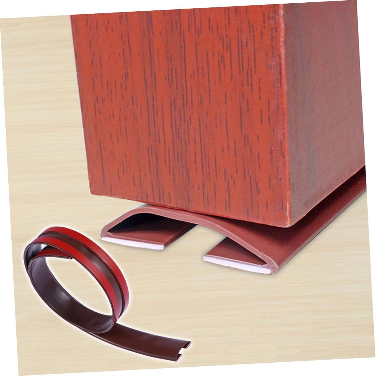 Veemoon Under Door Draft Stopper Seal Strip Brown