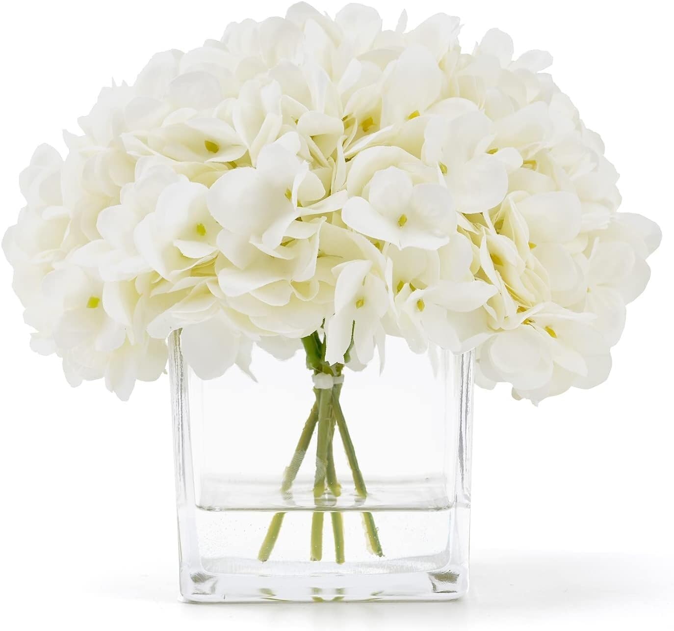 Exotic Dried Flower Bouquet Quiet Hydrangea Artificial Flowers Vase Arrangement