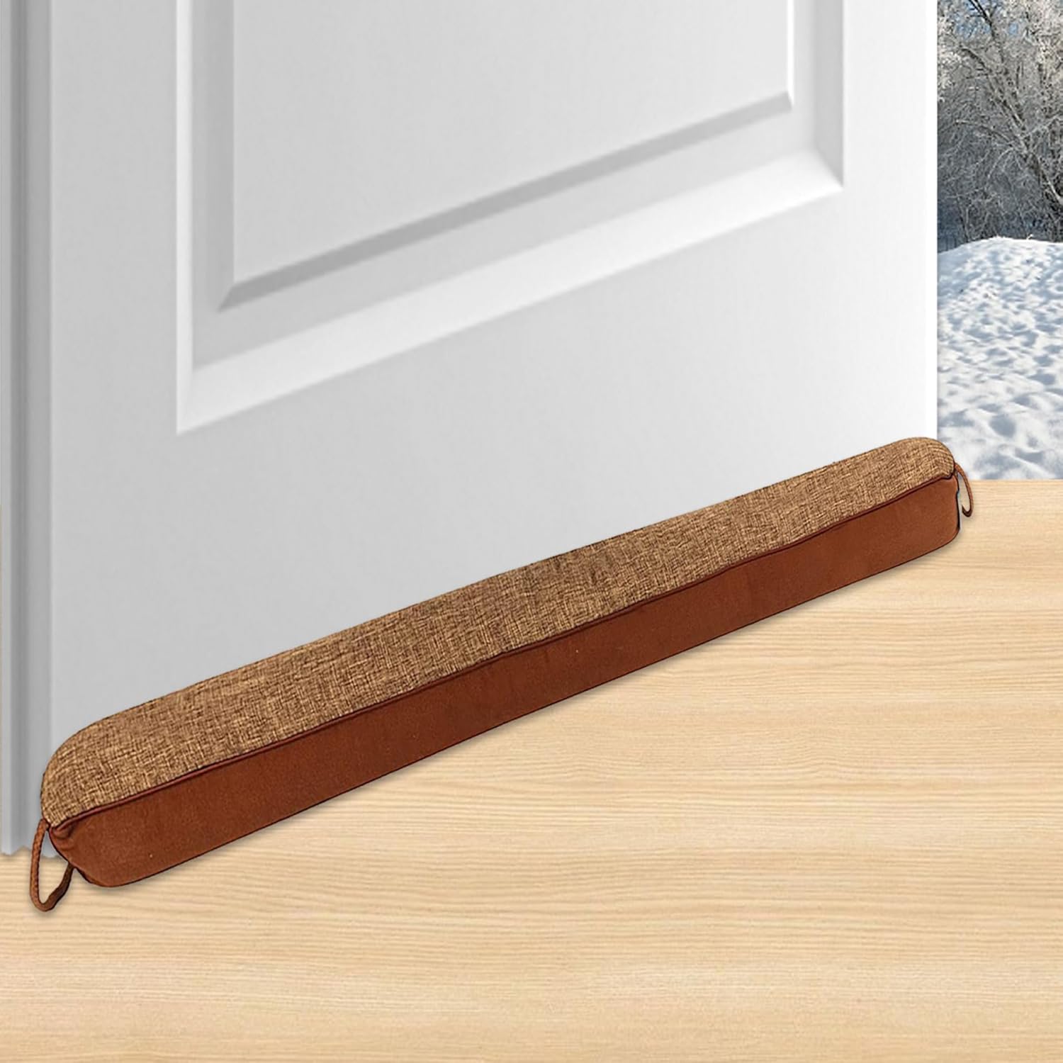 Yaoliucp Door Draft Stopper 36 Inch Triangular Blocker with Handle