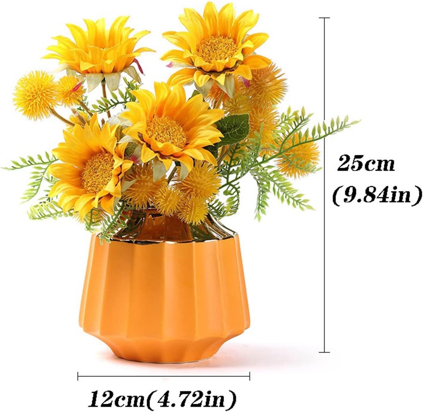 Artificial Flowers Coffee Table Decor Set