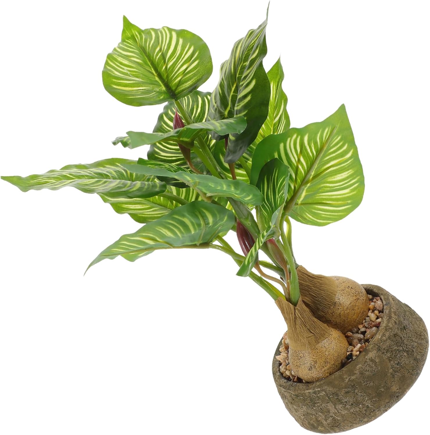 Lifelike Ivy Monstera Faux Plant in Pot Decor