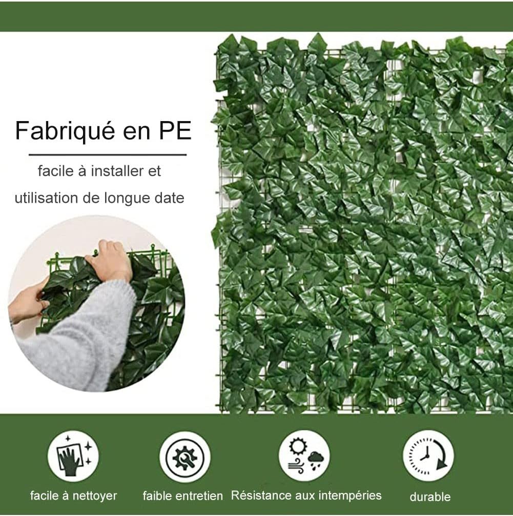 Artificial Ivy Privacy Fence Screen for Home Decor