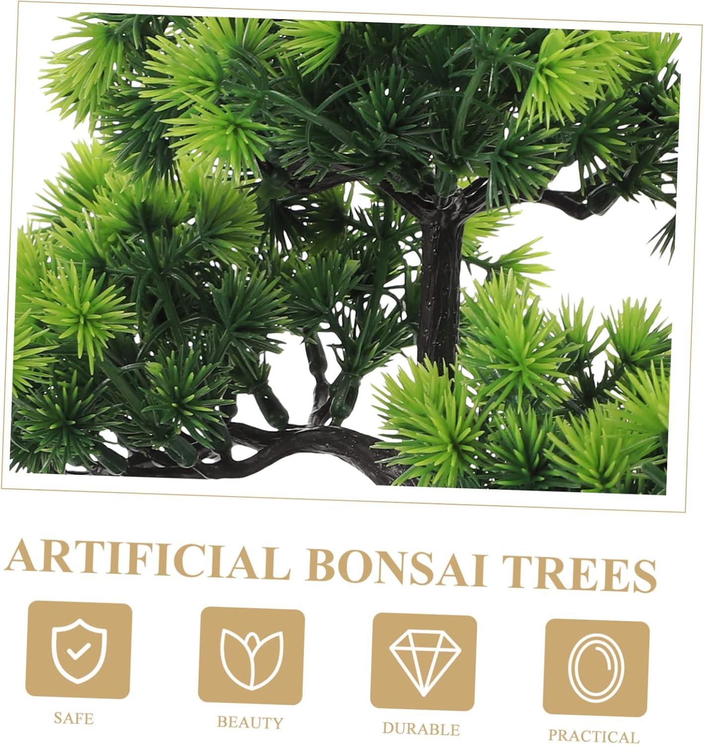 Realistic Fake Bonsai Tree Desk Decoration
