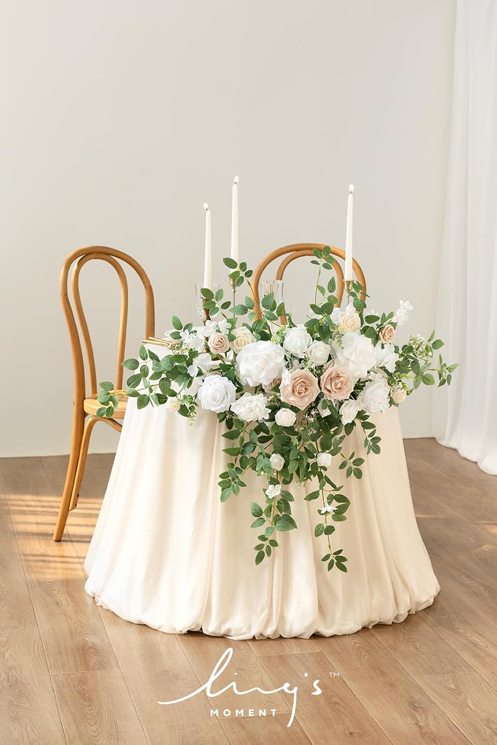 Lings Moment 2PCS Artificial Floral Swags Centerpieces