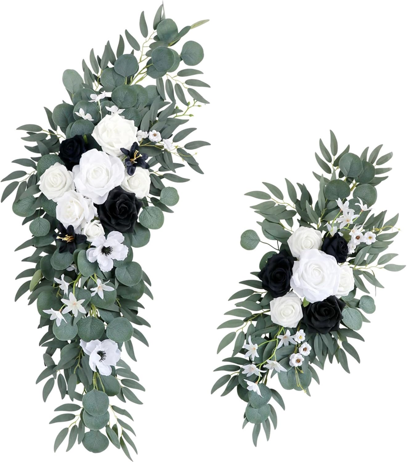 S_SSOY 2 Pack Wedding Arch Flowers Swag