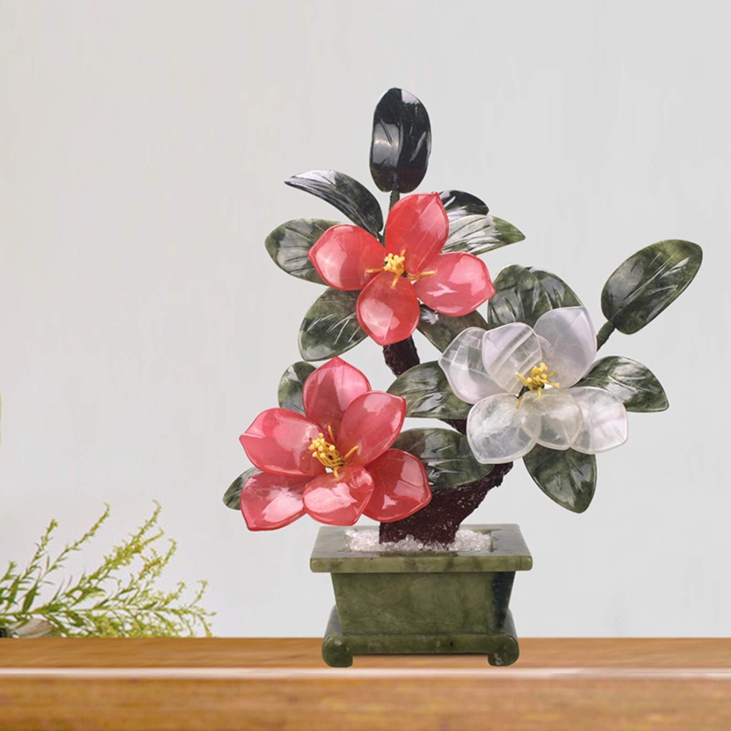 Artificial Peony Bonsai Tree for Home Decor
