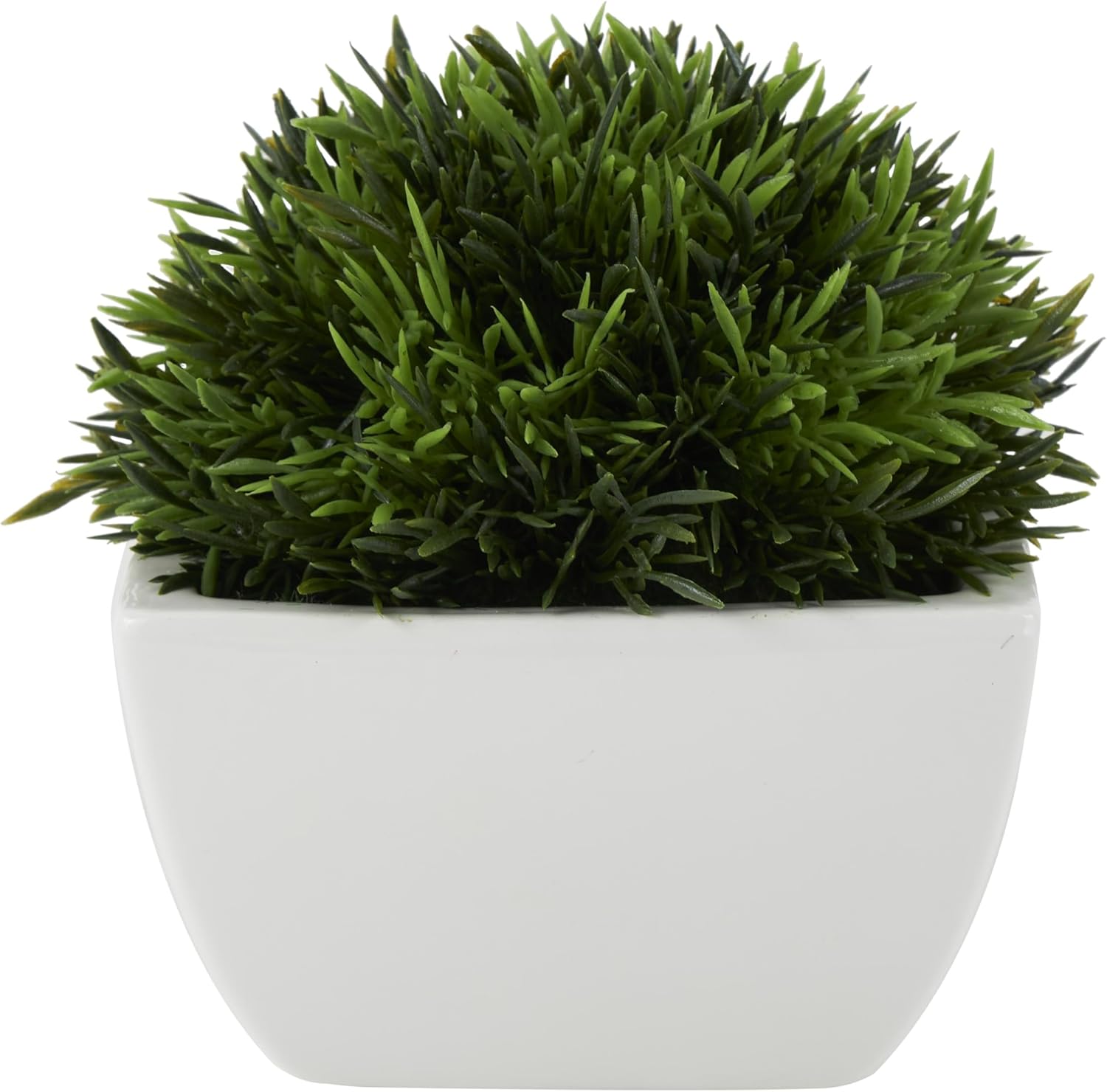 Deco 79 Faux Foliage Artificial Plant with White Ceramic Pot