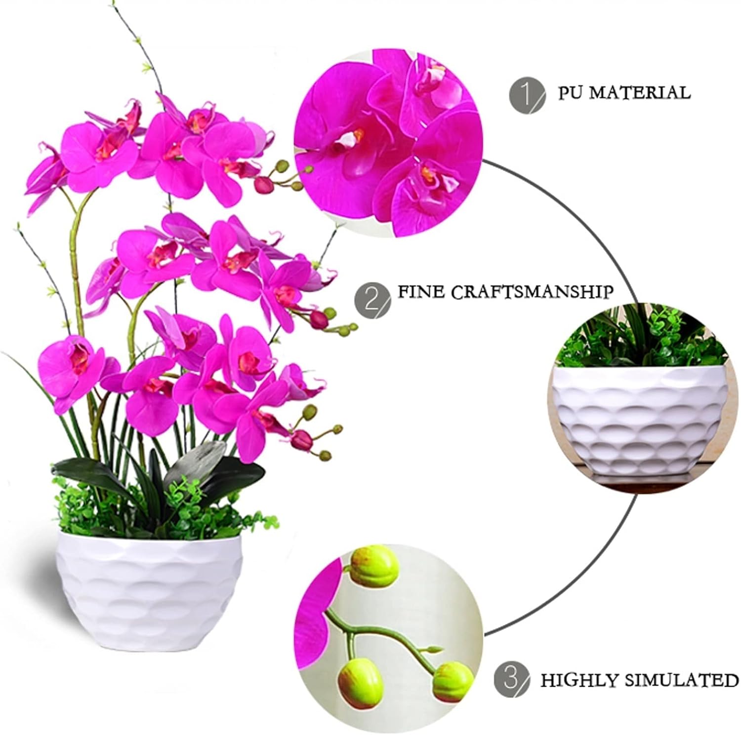 Simplicity Artificial Potted Plants for Home Decor