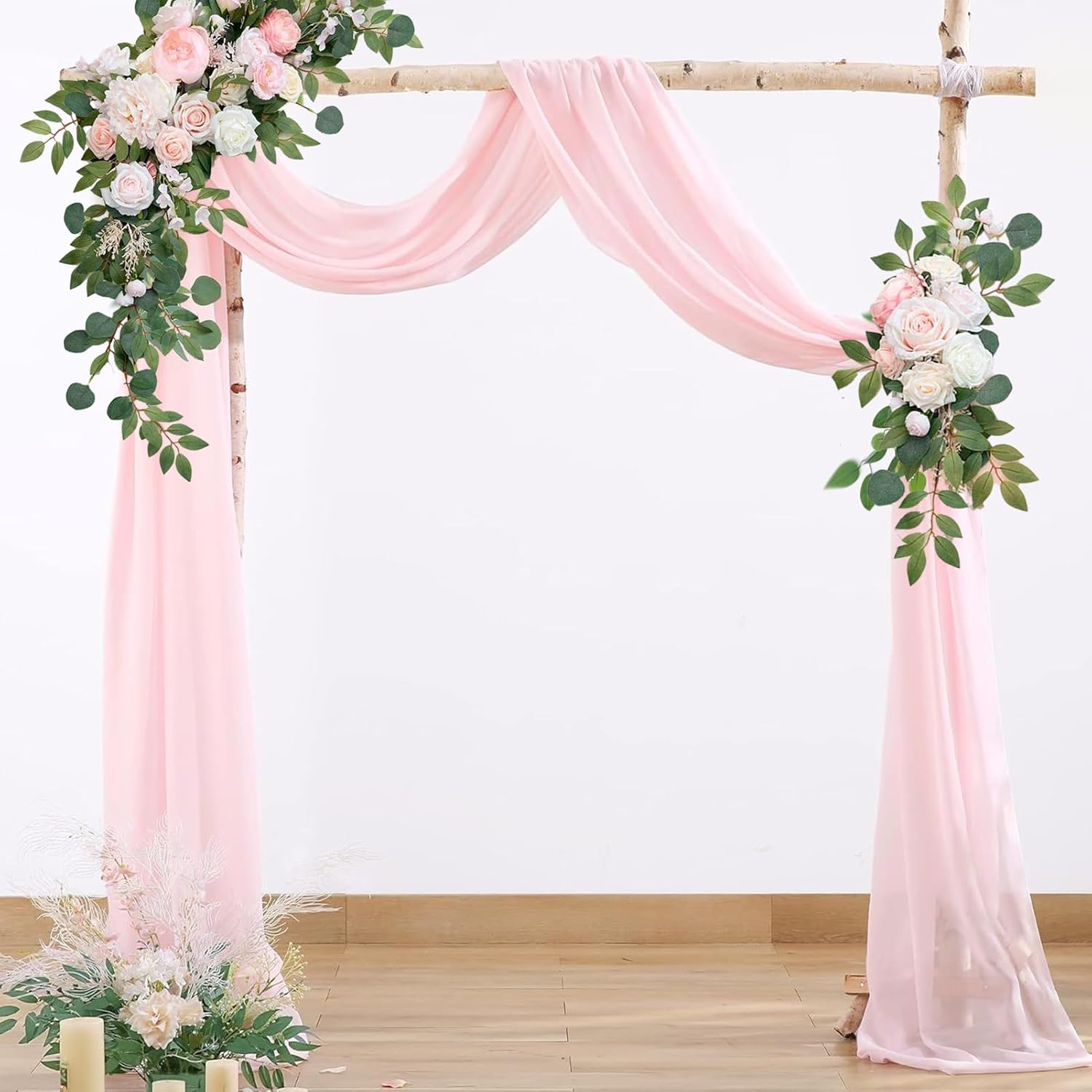 Tomotato Artificial Sunflower Wedding Swag Decor