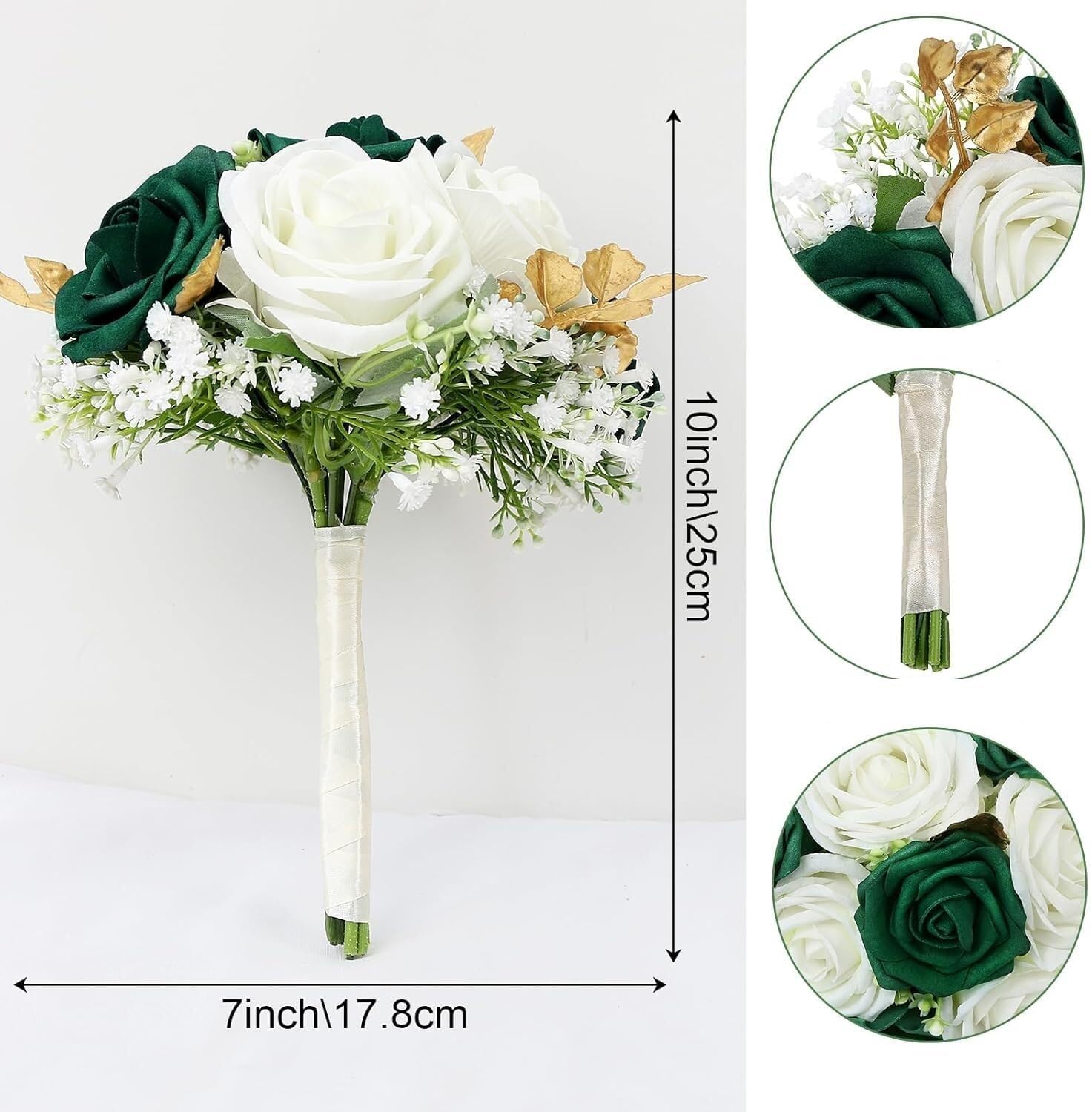 Exotic Dried Flower Bouquet Wedding Sets 6PCS Artificial Flowers